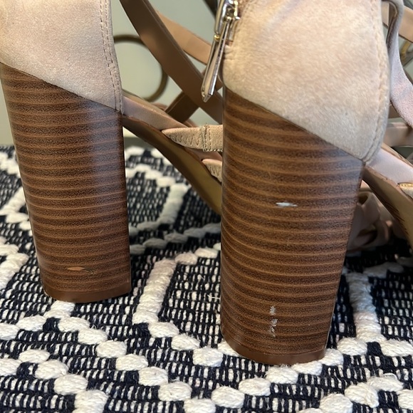 Sam Edelman Crisscross Suede Block Heel - Picture 10 of 10
